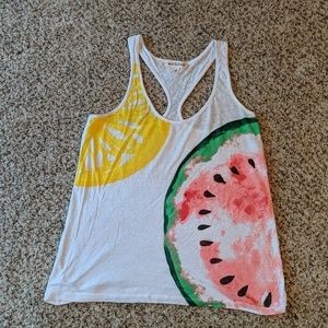 Lemon & Watermelon Racerback Tank